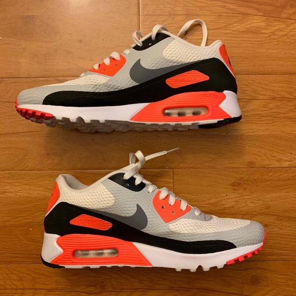 Nike Air Max 90 Ultra Essential Infrared Sz 10.5 - Picture 4 of 6